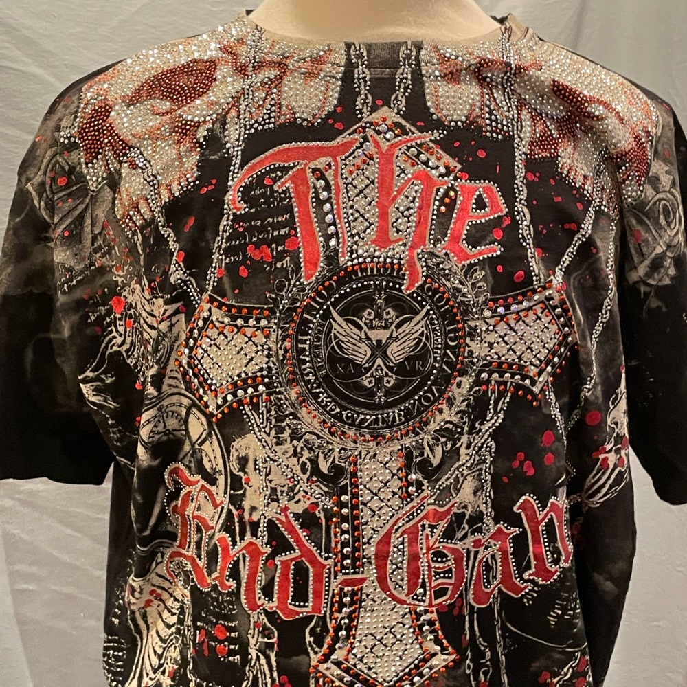 The Beginning of the End - The End Game decorated skulls t-shirt